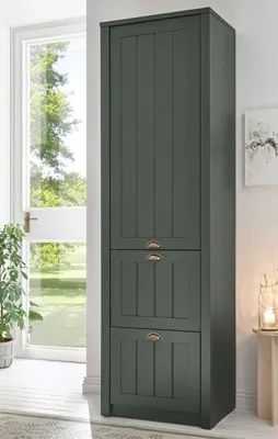 Produktbild von Garderobe Schrank Forres Landhaus grün Flurschrank 60 x 204 cm