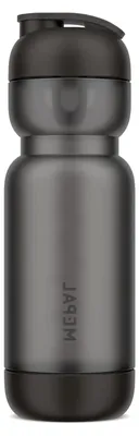 Produktbild von Sport Shaker - Auslaufsicher - Inklusive Mixer und Mess-Skala - Leicht zu reinigender Flaschenboden - Protein Shaker - 800 ml - Graphit Schwarz
