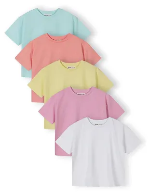 Produktbild von Minoti T Shirt Baumwolle Hellblau Gr. 122 für Mädchen