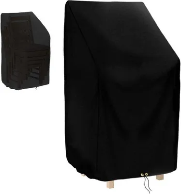 Productafbeelding van Famanu beschermhoes voor tuinmeubels - Waterdicht, UV-bescherming, 65x65x120/80 cm