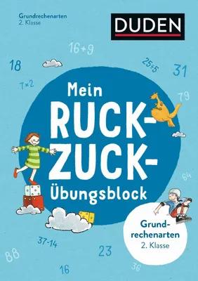 Produktbild von Mein Ruckzuck-Übungsblock Grundrechenarten 2. Klasse