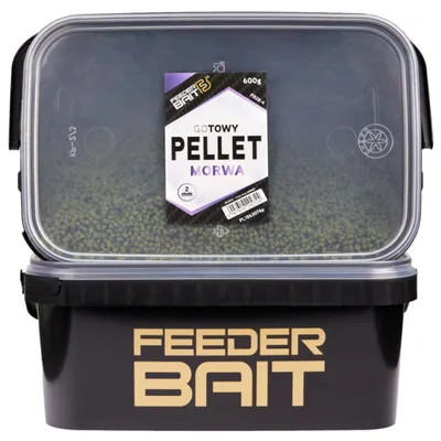 Produktbild von Fertige Feeder Bait Pellets in einem Eimer Maulbeere 2mm