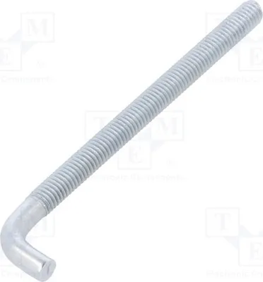 Obrázok produktu pre 10 kusov hákov, pozinkované, s vnútorným závitom: 74 mm, priamy, celková dĺžka: 90 mm, cena: 6,90 €. Skrutkové čapy