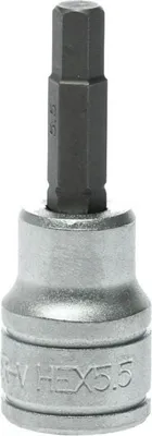 Produktbild von Innensechskant-Steckschlüsseleinsatz mit 3/8"-Antrieb 5,5 mm