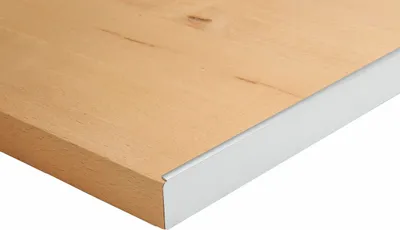 Produktbild von Aluminium-Abschlussprofil L.67 x B.3,8 cm