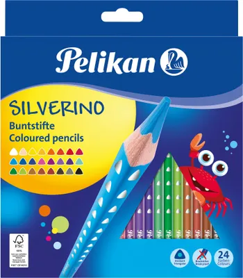 Produktbild von Pelikan 700665, Schwarz, Blau, Braun, Grün, Grau, Hellblau, Hellgrün, Mehrfarbig, Orange, Pfirsich, Pink,..., 24 Stück(e)