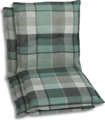 Produktbild von GO-DE Textil, Sesselauflage Niederlehner, 2er-Set, Farbe: grün, Maße ca.: 100 cm x 50 cm x 6 cm