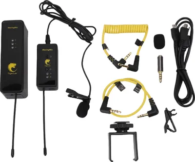 Produktbild von Lavalier-Mikrofon Intelligente Rauschunterdrückung Multifunktionale tragbare Kamera Ansteckmikrofon für Outdoor-Interviews