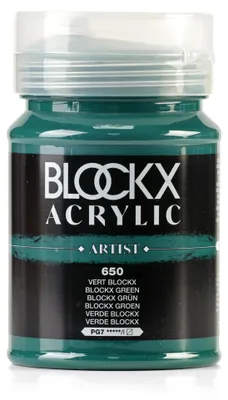 Obrázek produktu pro Akrylová barva zelená BLOCKX 500 ml
