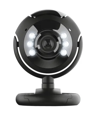 Produktbild von Trust SpotLight Pro, 1,3 MP, 640 x 480 Pixel, VGA, 30 fps, USB 2.0, Schwarz