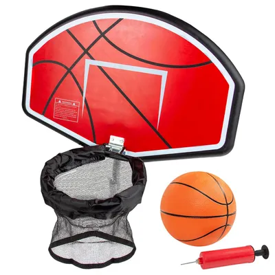 Produktbild von VirtuFit Trampolinkorb – Basketballring – mit Ball