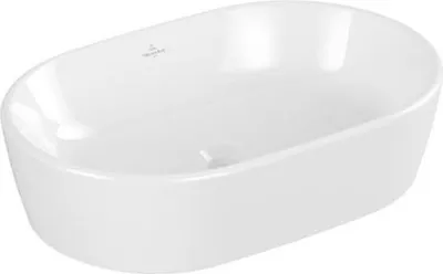 A white oval basin is shown against a white background.