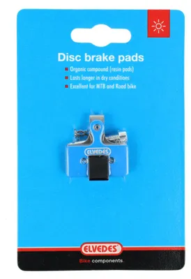 Productafbeelding van Elvedes Schijfremblokken Organisch Blauw set Shimano BR-M666 - 785 - 985 - 988 - R785 - RS785