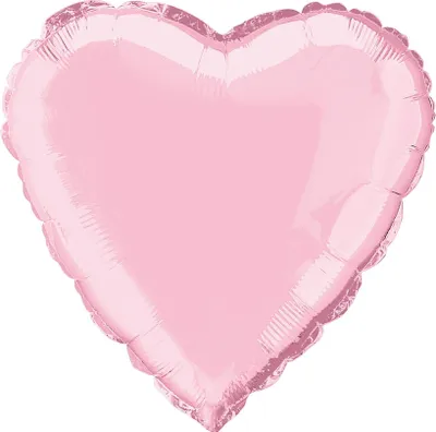 Immagine prodotto di Palloncino in foil a forma di cuore rosa 45 cm - taglia unica