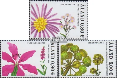 Produktbild von Briefmarken Finnland - Aland 2007 Mi 274-276 (kompl.Ausg.) postfrisch Freimarken: Strandblumen