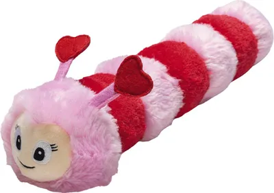 Produktbild von Beeztees Hundespielzeug Liebesraupe rosa aus Plüsch