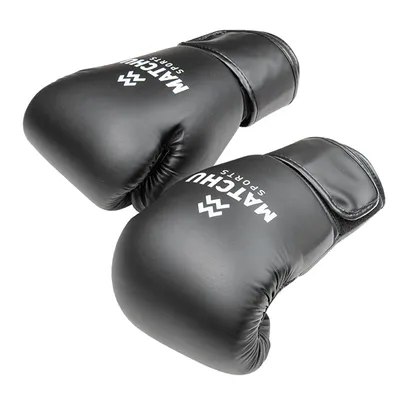 Produktbild von Matchu Sports Boxhandschuhe - 12 OZ - Erwachsene - Schwarz
