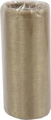 Zdjęcie produktu dla Beżowa Organza do Dekoracji i Kompozycji Florystycznych - 12 cm x 9 m