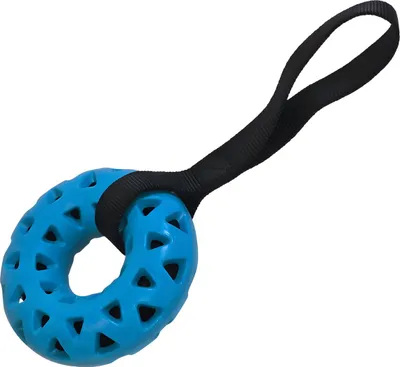 Produktbild von Nobby Hundespielzeug Ring mit Band aus TPR