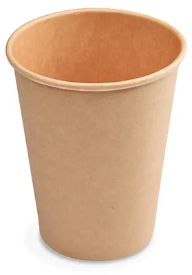Produktbild von 250x Heiß- und Kaltgetränkebecher Pappbecher braun 350ml 420ml 'L' Ø 90mm