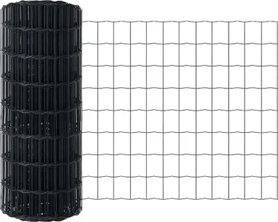 Obrázek produktu pro vidaXL Plot Eurozaun, 0,4 x 10 m, ocel s PVC povlakem, šedá barva