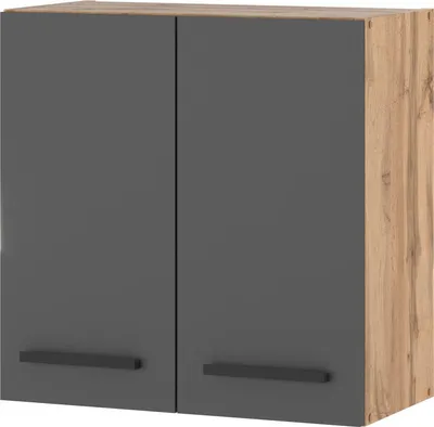 Zdjęcie produktu dla Szafka Kuchenna Wisząca Górna Modułowa 60Cm Blande Wotan Szary Mat