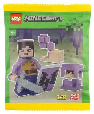 Immagine prodotto di LEGO® Minecraft Paperbag - Guerriero finale con pianta Shulker e coro | Mini set di costruzioni per fan e collezionisti NUOVO! Quantità 1x