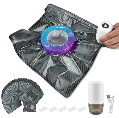 30er Set Vakuumbeutel für 3D-Filament, lichtdicht, mit USB-Pumpe
