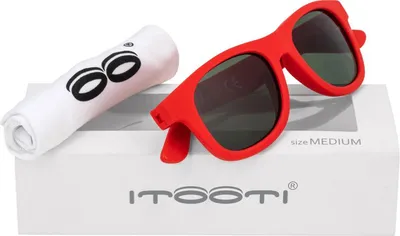 Obrázok produktu pre Detské slnečné okuliare ITOOTI CLASSIC M (od 3 rokov) Červené