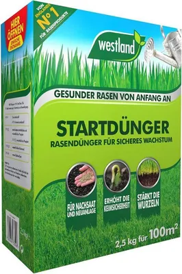 Produktbild von WESTLAND® Rasen-Startdünger, 2,5 kg für 100 m²