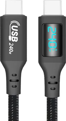 Obrázok produktu pre INF USB-C na USB-C kábel: 240W, prenos dát 480Mbps 1 m