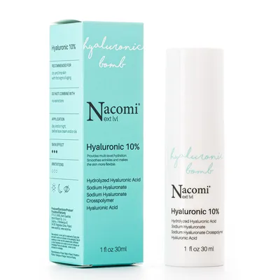 Image de NACOMI Next Lvl Serum avec 10% d'acide hyaluronique 30ml