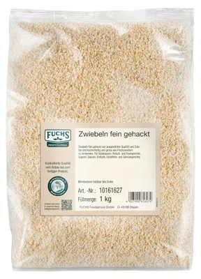 Obrázek produktu pro Fuchs Foodservice Cibule jemně nasekaná sušená sáček 1000g