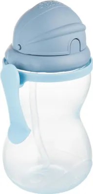 Obrázek produktu pro CANPOL BABIES Láhev sportovní se silikonovým brčkem 370ml 12m+ modrá