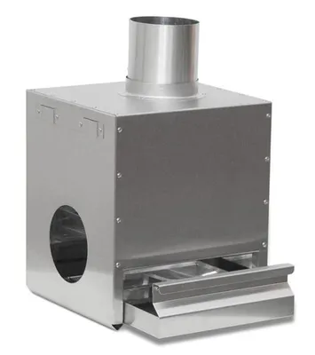 Imagen del producto de Adaptador para chimenea de acero inoxidable, compatible con todos los modelos UWS