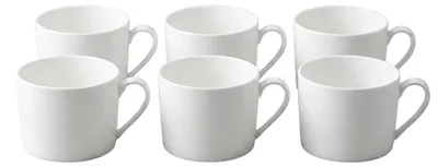 Immagine prodotto di Set 6 tazze - Tazza grande da 300 ml – Bianco latte, porcellana, della marca inspire