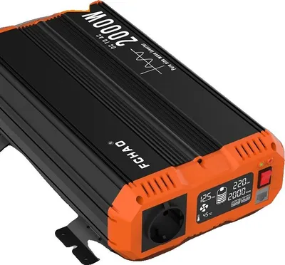 Obrázek produktu pro Střídač, výstup s čistou sinusovou vlnou, vysoce účinná konstrukce, 2000 W