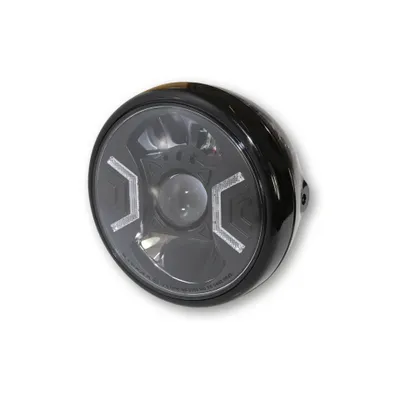 Produktbild von SP 1108007 HIGHSIDER pro 7 Zoll Scheinwerfer Reno Typ 2 LED Schwarz E- (1Stck) passend fuer Schwarz