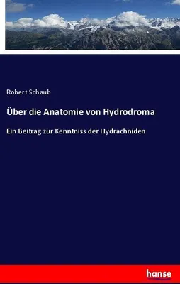 Produktbild von Über die Anatomie von Hydrodroma