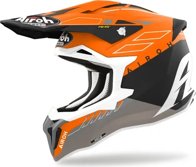 Produktbild von Crosshelm Schutzhelm Motorradhelm Quadhelm AIROH Strycker Skin Orange Größe XS