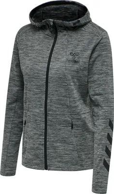 Produktbild von Hummel Hmlselby Zip Hoodie, DARK GREY MELANGE, XS, Damen
