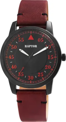 Produktbild von Raptor Herrenuhr "Athurio" mit Echt Lederband