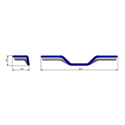 Immagine prodotto di HIGHSIDER pro manubrio in acciaio Flat Track, cromo