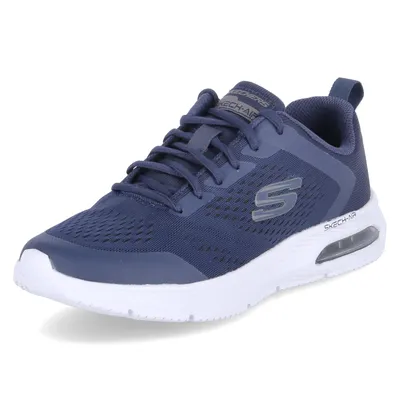 Image de Skechers Dyna-Air, baskets légères en mesh pour hommes, chaussure de sport en bleu, semelle intérieure Air Cooled Memory Foam, semelle extérieure Skech-Air