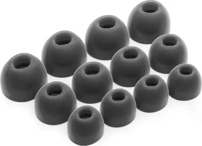 Immagine prodotto di 12 x Gommini Auricolari in Silicone Ricambio per JBL Live Pro 2 Auricolari Cuffie in Nero