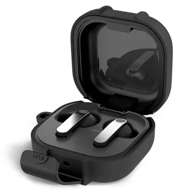 Immagine prodotto di Custodia protettiva Tech-Protect Slim Hook per Samsung Galaxy Buds 4 / 4 Pro, nera