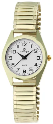 Produktbild von Classique 1700018-003 Analog Damenuhr Metallzugband goldfarben