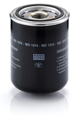 Produktbild von Ölfilter MANN-FILTER WD 1374 Anschraubfilter