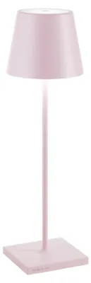 Produktbild von Zafferano Poldina Pro LED-Tischleuchte Pink, wiederaufladbar & dimmbar, bis 12 h Akku, IP65 Außen