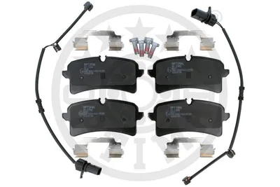 Produktbild von OPTIMAL Bremsbeläge Satz Hinten Bremsklötze für AUDI A6 Avant (4G5, 4GD, C7) BP-12990